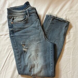 Judy Blue Distressed Blue Jeans